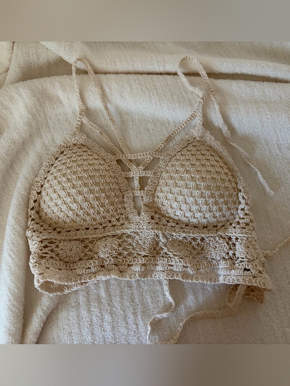 Crochet Halter Crop Top